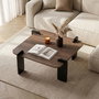 Nordure Mesa de Café Marais Venezia Walnut y Madera Negra